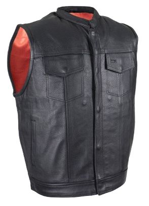 Club Vest 640-B with Red Lining and Gun Pocket