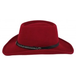 Durango Wool Hat by Outback 1603 Red