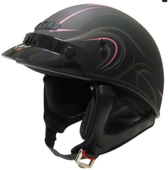 GM35 Half Helmet- Fully Dressed Derk Pink