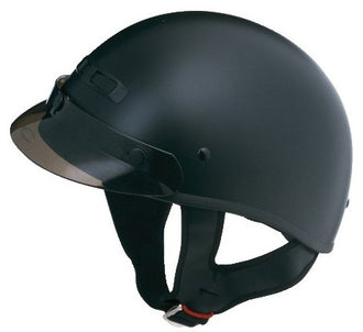 GM35 Half Helmet- Fully Dressed Matte Black