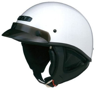 GM35 Half Helmet- Fully Dressed pearl white