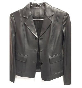 Ladies Leather Blazer
