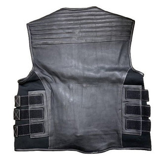 Men's Leather Adjustable Vest