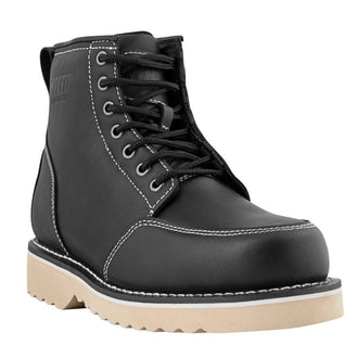 OVERHAUL™ LEATHER BOOTS BLACK or BROWN - by Speed & Strength