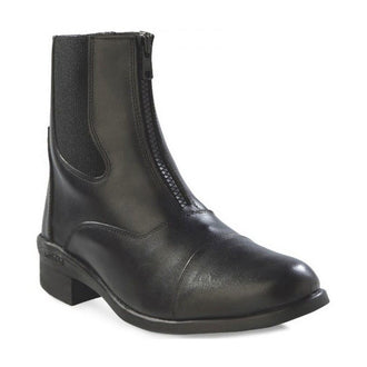 Old West Ladies Black Zipper Riding Boots RL9010Z