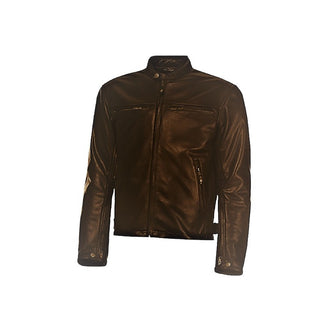 OLYMPIA - BISHOP Leather Jacket - Brown