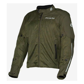 Olympia Dallas 2 Motorcycle Jacket - Army Green