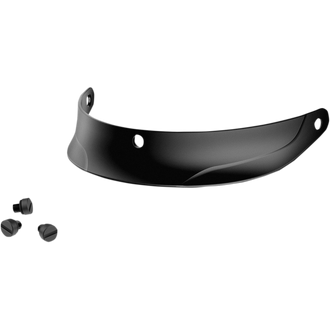 PEAK VISOR WITH BOLTS GLOSSY BLACK FOR Half helmets