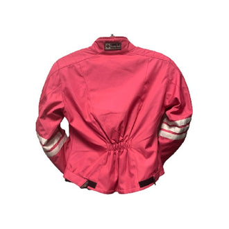 Pink Textile Armored Moto Ladies' Jacket