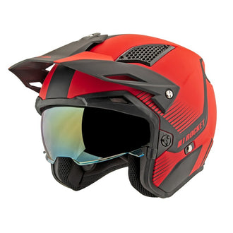 RKT 6 Phoenix Red/Black (Casco) Open Face Helmet
