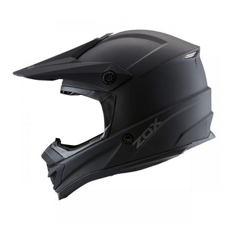 Motocross  Helmet  - RUSH MATTE BLACK by zox