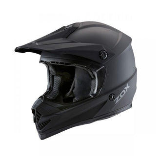 Motocross  Helmet  - RUSH MATTE BLACK by zox