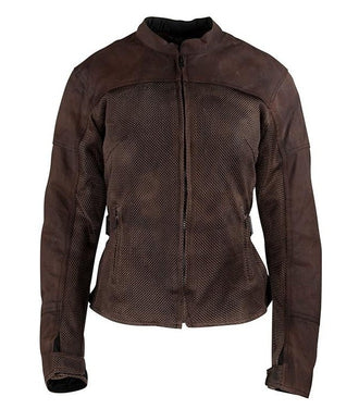 Soleil™ Waxed Canvas/Mesh Jacket Brown