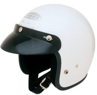 GM2 White Open Face Helmet