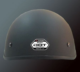 Zoan Route 1 Half Helmet Gloss Black/Matte Black