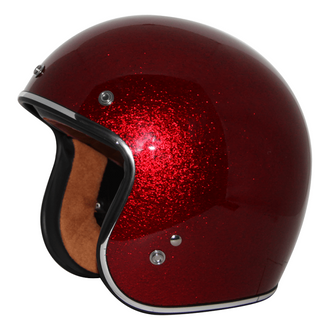 Zox ROUTE 80 VINTAGE Metal Flake Red Helmet